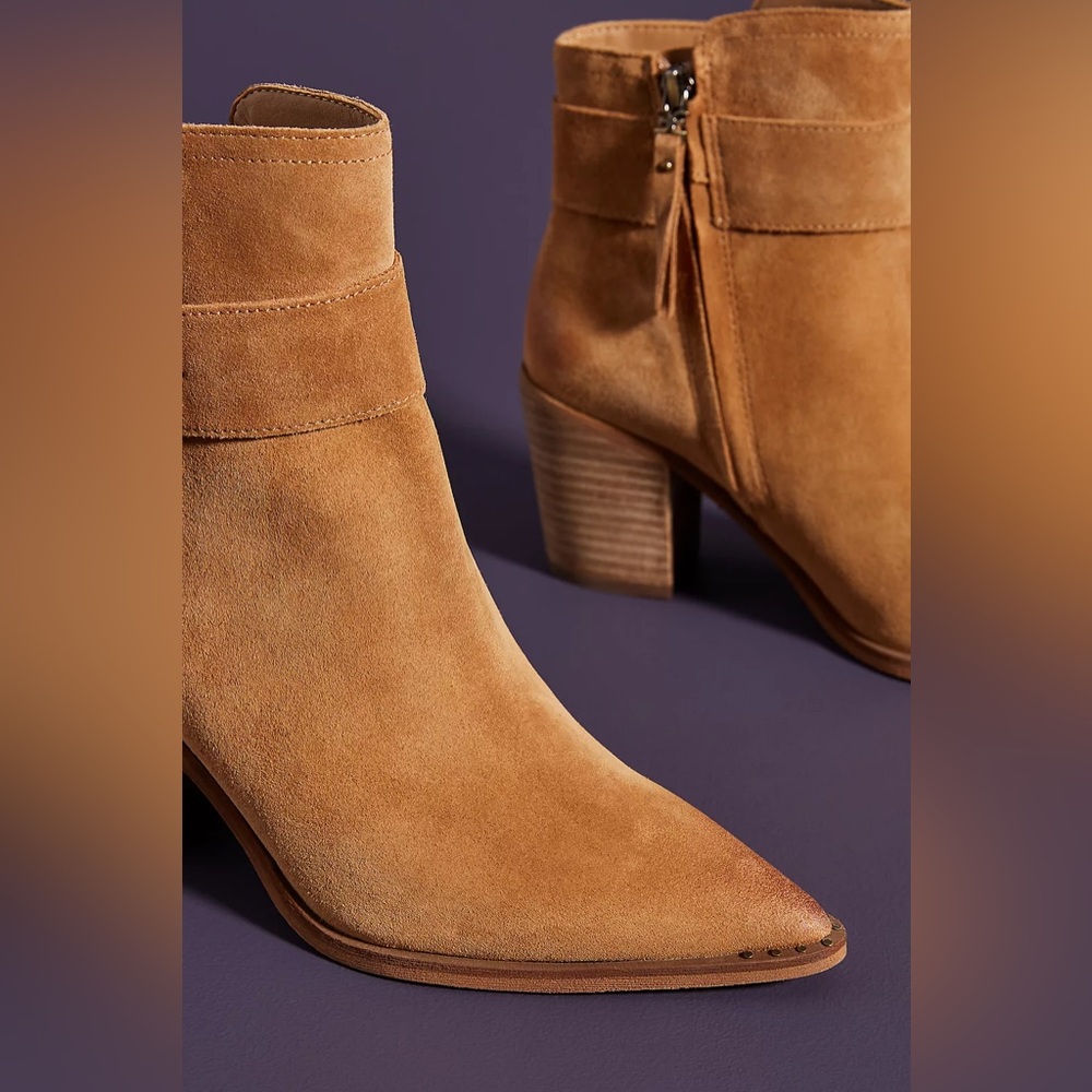 Sam Edelman Leonia Ankle suede Boots size 6 - Picture 3 of 13
